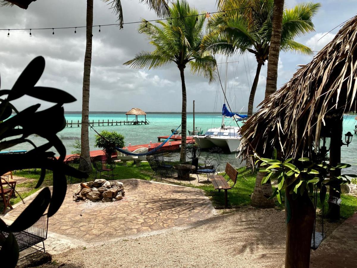 Tortuga Bacalar Bed & Breakfast Bagian luar foto