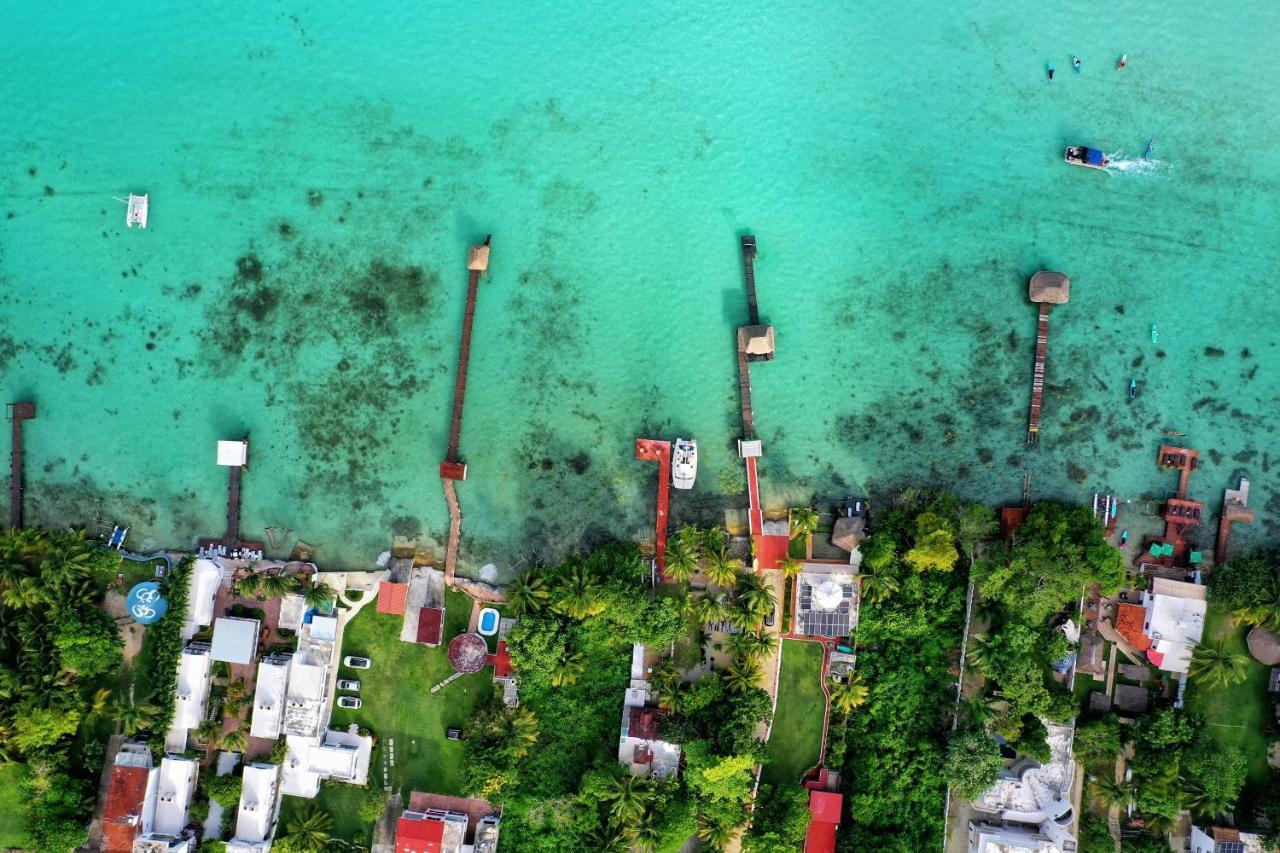Tortuga Bacalar Bed & Breakfast Bagian luar foto