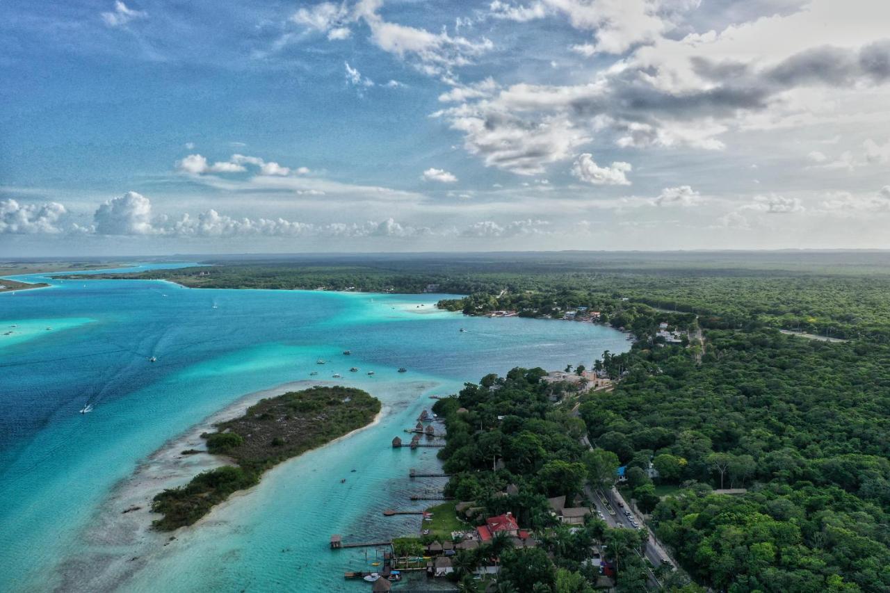 Tortuga Bacalar Bed & Breakfast Bagian luar foto