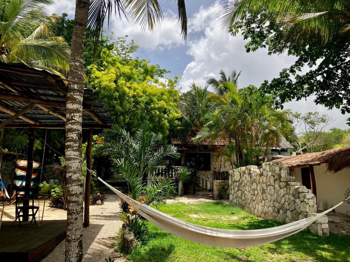 Tortuga Bacalar Bed & Breakfast Bagian luar foto