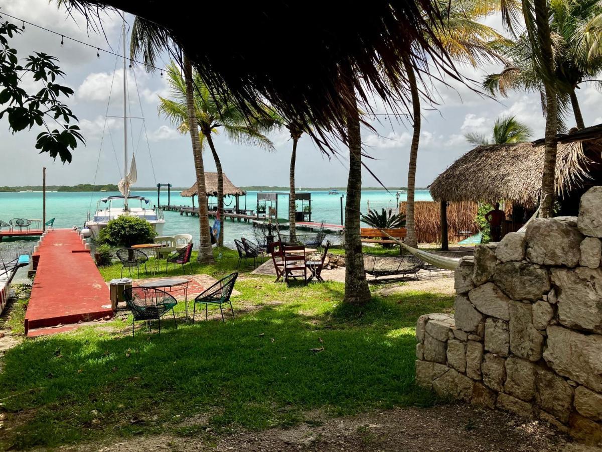Tortuga Bacalar Bed & Breakfast Bagian luar foto