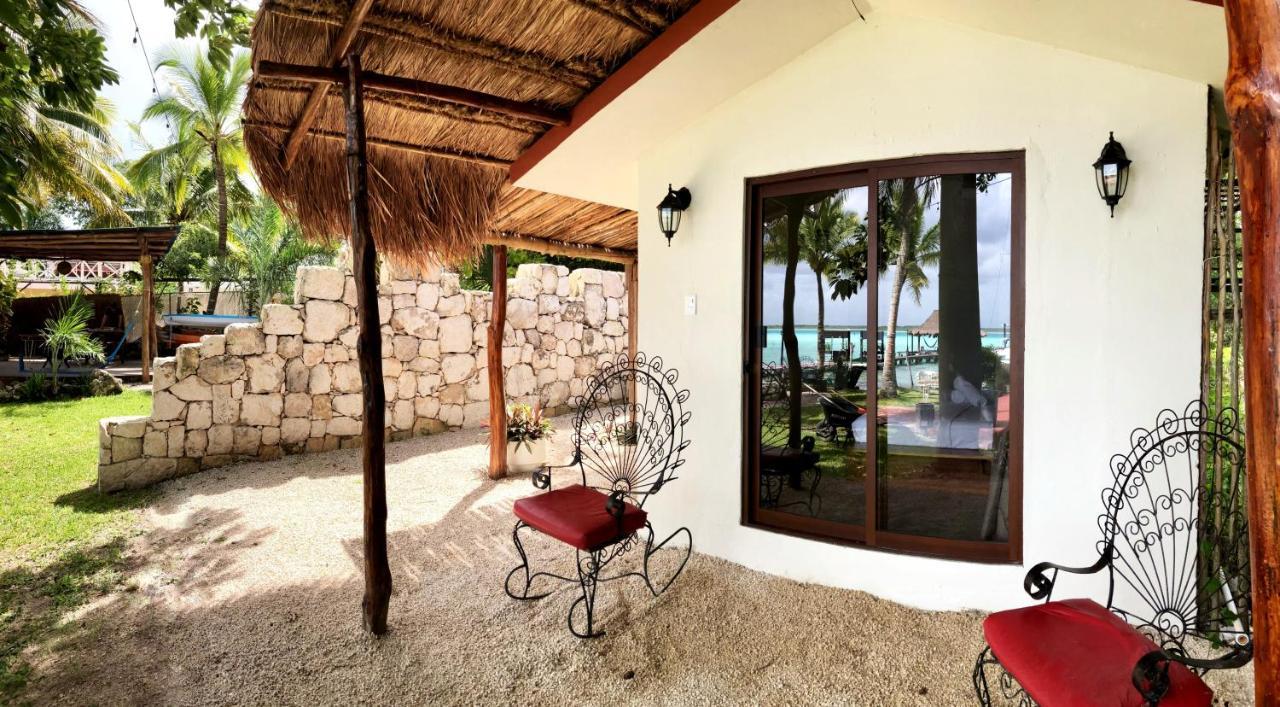 Tortuga Bacalar Bed & Breakfast Bagian luar foto