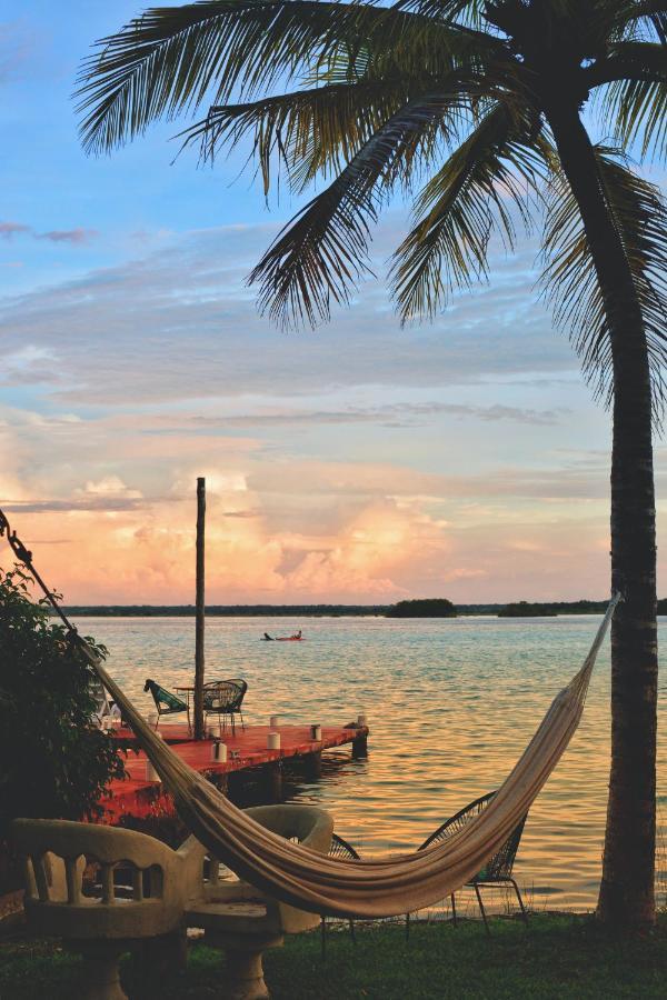 Tortuga Bacalar Bed & Breakfast Bagian luar foto