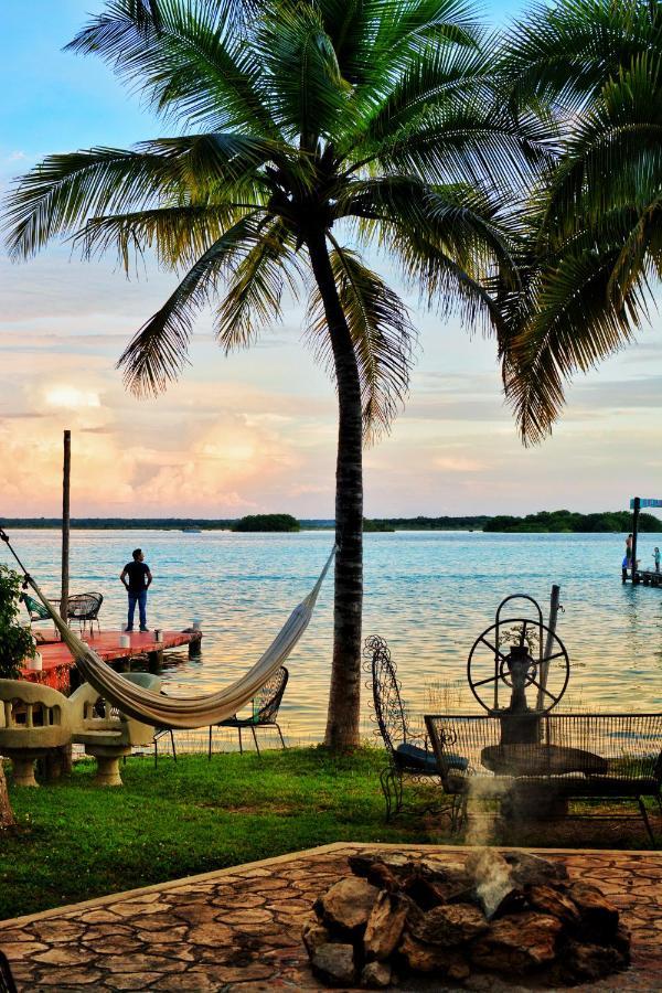 Tortuga Bacalar Bed & Breakfast Bagian luar foto