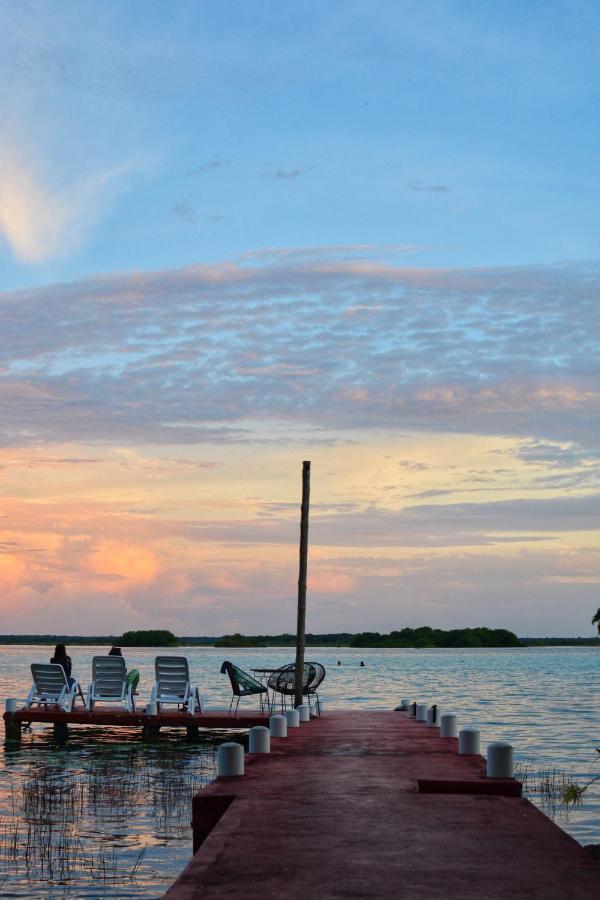 Tortuga Bacalar Bed & Breakfast Bagian luar foto