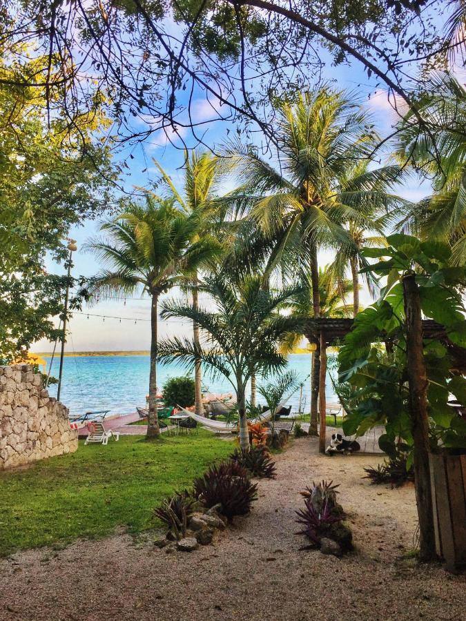 Tortuga Bacalar Bed & Breakfast Bagian luar foto
