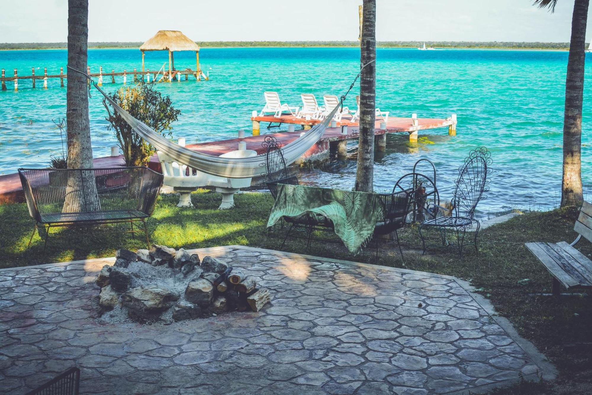 Tortuga Bacalar Bed & Breakfast Bagian luar foto